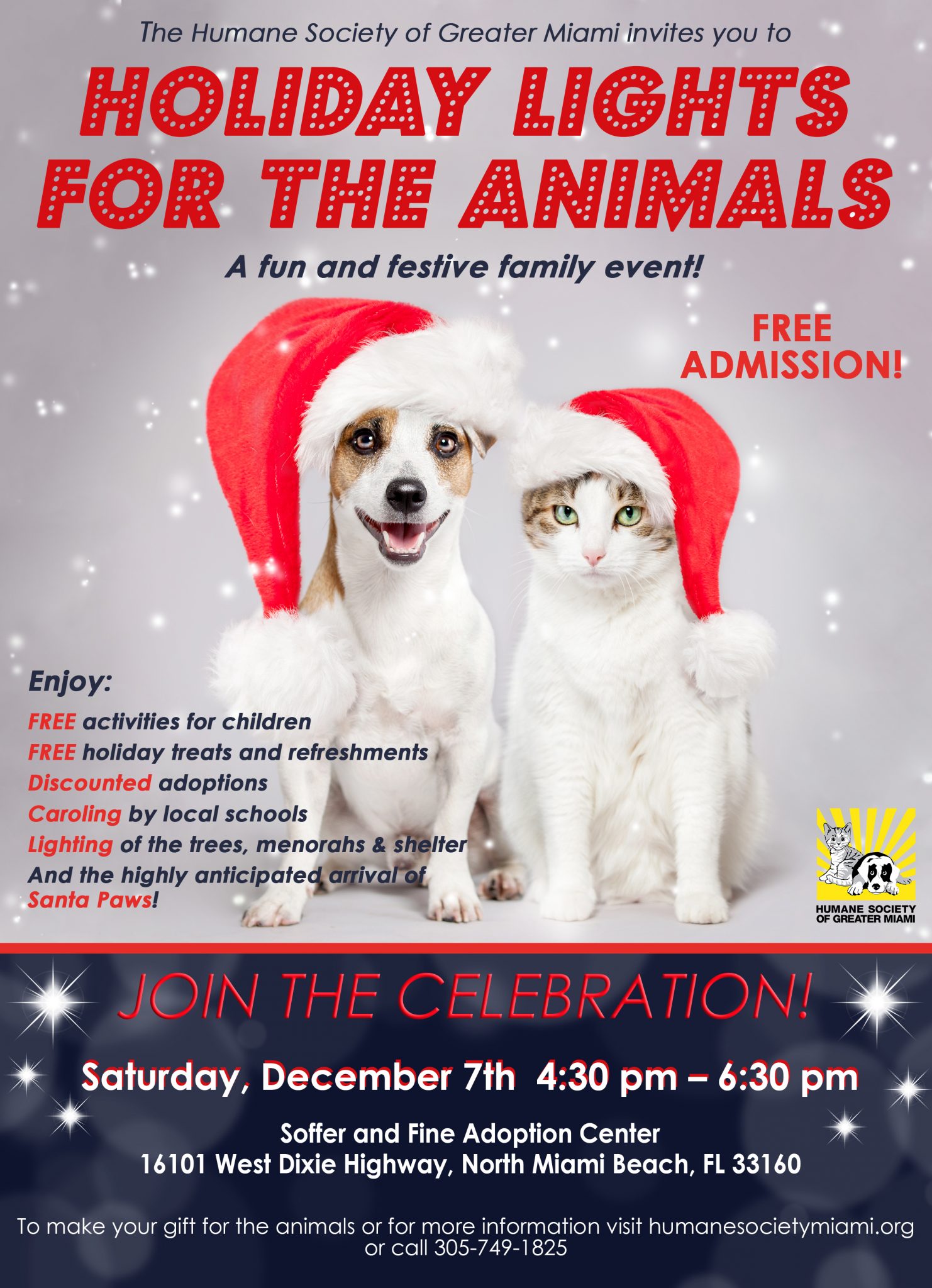 Holiday Lights for the Animals | Humane Society of Miami